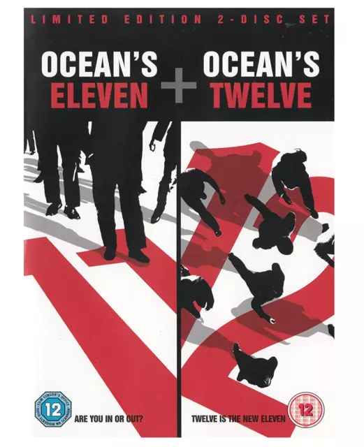 Ocean's Eleven/Ocean's Twelve DVD, 2005, 2-Disc Set BRAND NEW SEALED Freepost