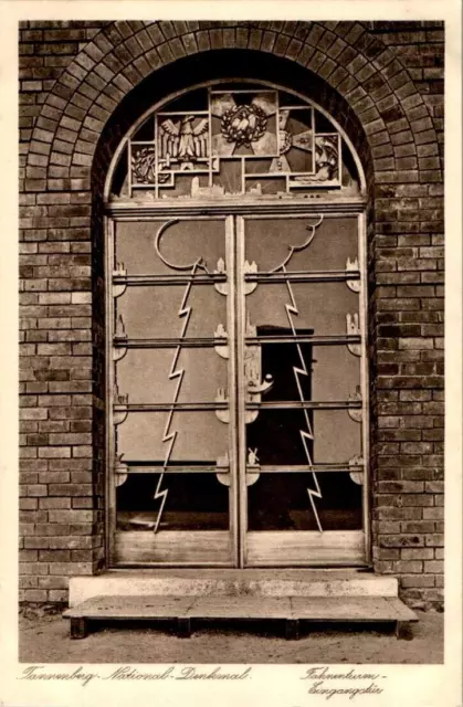 AK GRUSS AUS HOHENSTEIN ALLENSTEIN OSTPREUßEN TANNENBERG DENKMAL FAHNENTURM 1930