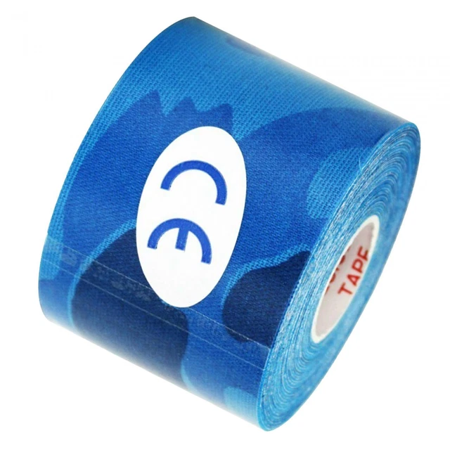 Cinta adhesiva deportiva, transpirable, elástica, no pegajosa, 5 cm x 5 m, para