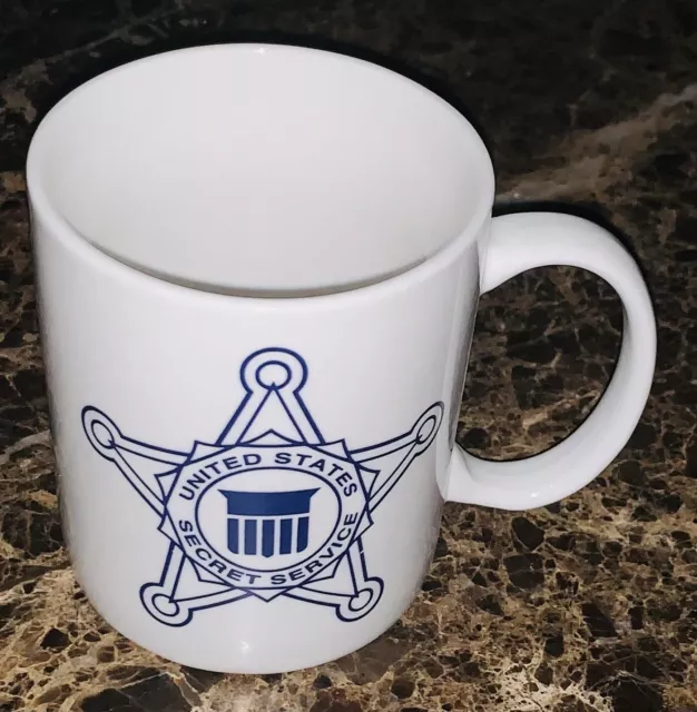 United States Secret Service Coffee Mug Cup Double Sided Logo Print Excellent 2