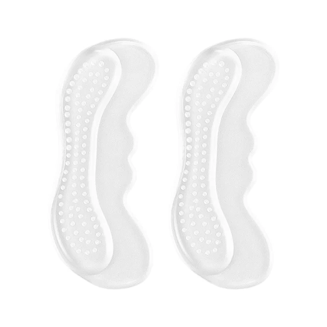 2 piezas Empuñadura de talón Tacones antideslizantes Alivio del dolor Mujeres Zapatos grandes Grandes Almohadilla de agarre de cojín