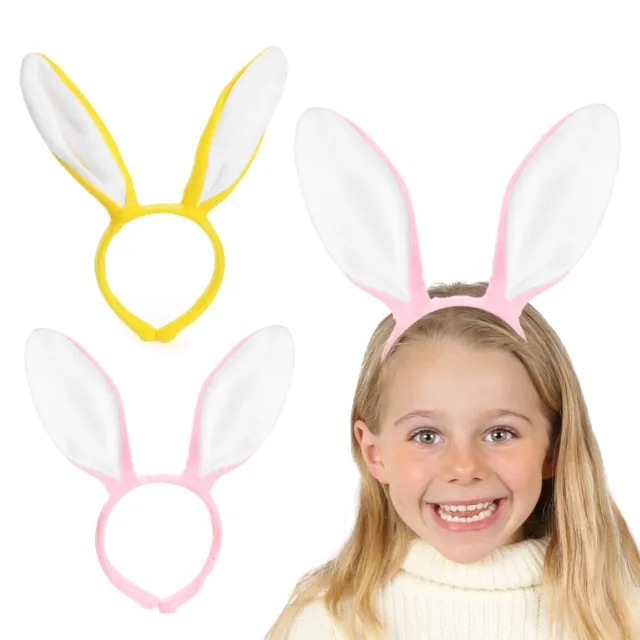 Easter Bunny Ears Headband Hairband Boppers Rabbit Costume Fancy Dress Fluffy
