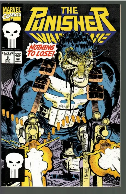 Punisher War Zone #5 1992 VF+ Marvel