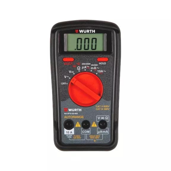 Multimetro Digitale Tester Professionale - WÜRTH 071553 432