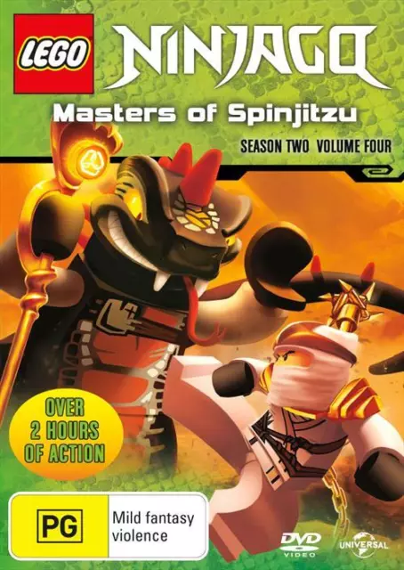 LEGO Ninjago - Masters of Spinjitzu : Series 2 : Vol 4 (DVD, 2013) Free Post