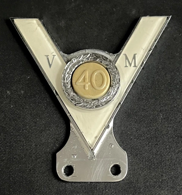 VINTAGE VETERAN MOTORIST Car Badge with Fixings - 47 Years £19.99