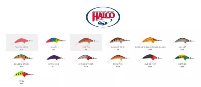 Halco Poltergeist 110mm Hard Body Floating Fishing Lure - Choose Colour BRAND NE