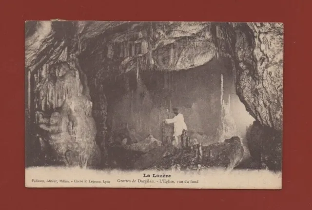 Grottes de DARGILAN - L'église, vue du fond     .....      (D3653)