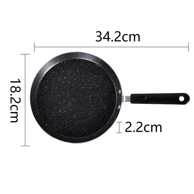 Padella Tawa Crepe con distribuzione uniforme del calore e rivestimento antiaderente