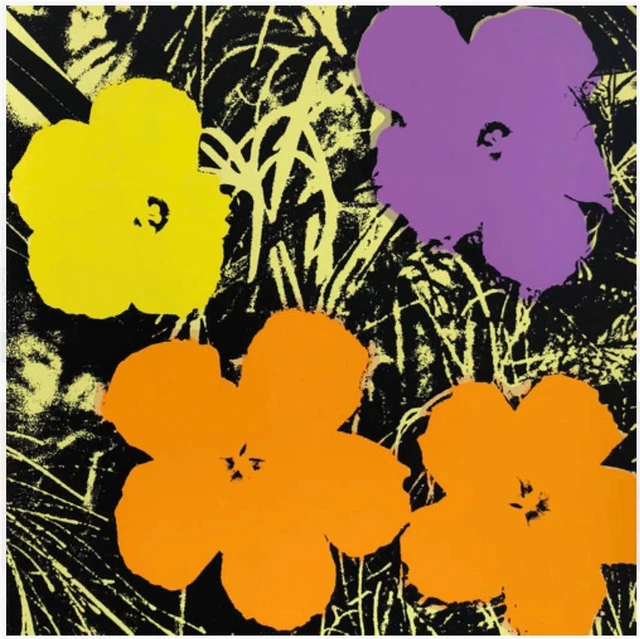Andy Warhol Poppy Flowers 11.67 Silkscreen Sunday B Morning Pop Art