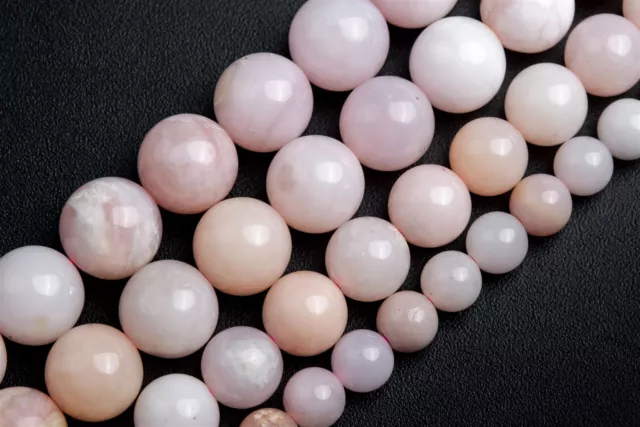 Natural Light Pink Opal Beads Grade AAA Round Gemstone Loose Beads 6/8/9-10/10MM