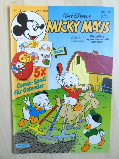 Walt Disneys Micky Maus Heft Nr. 13 vom 22.3.1986