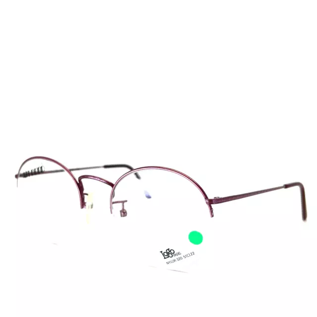 ART Deco Eyeglasses 320-06 091 pink Round half Rim Frames 51[]22 135 mm 2