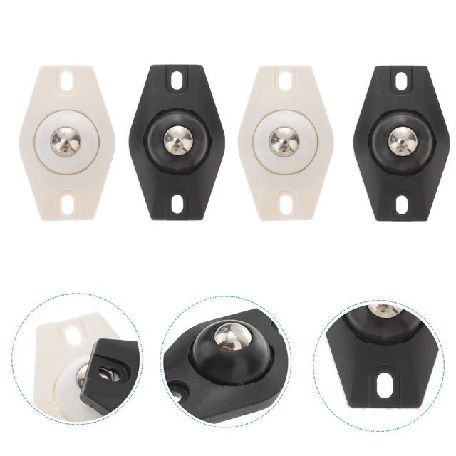 8 pz puleggia appiccicosa Caster Autoadesiva Rotazione 360 gradi Piccole Ruote Appiccicose