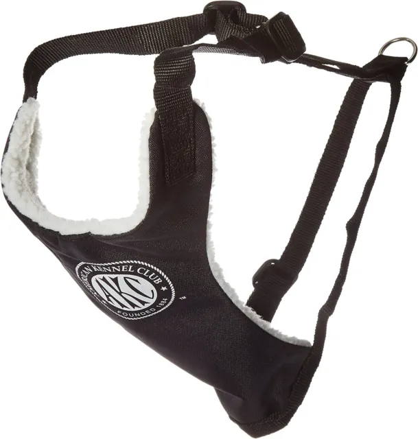 AKC American Kennel Club 2 in 1 Seat Belt Dog Harness Black Sz XS/S - Brand New