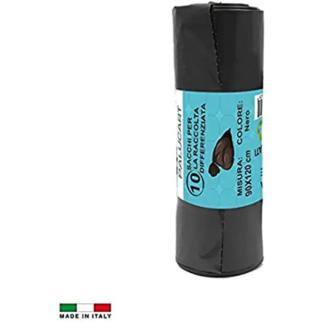 Sacchi Neri Grandi Resistenti Per Spazzatura Edile, Condominiale 90x120 Cm 120 L