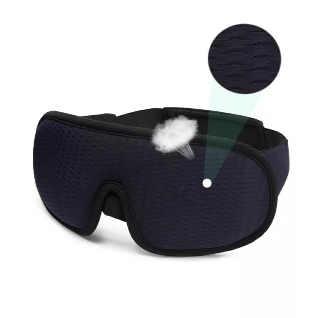 3D Sleep Mask Night Eye Hide Relaxation Ergonomic Travel Gentle 2