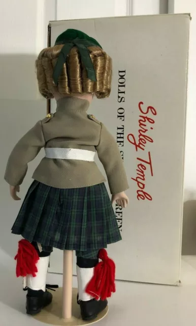 Vintage Shirley Temple 14" Wee Willie Winkie Danbury Mint 1986 Scotland Kilt 2