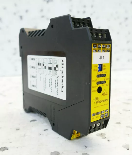 BIHL+WIEDEMANN BWU2236 AS-i SAFETY RELAY OUTPUT MODULE