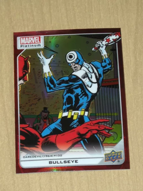 2024 Upper Deck Marvel Platinum RED Rainbow BULLSEYE #158 SP