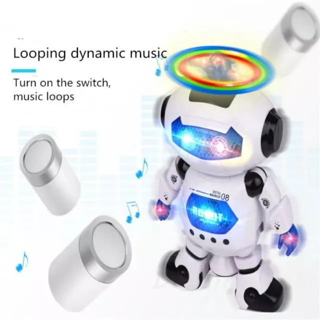 360 Rotating 360 Space Robot  Birthday Gift