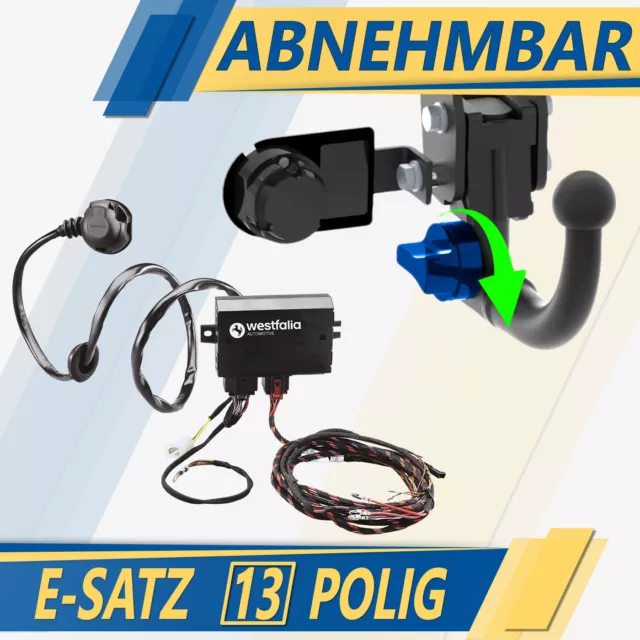 Anhängerkupplung abn.+ES 13p spez WESTFALIA für Ford Puma ab 19 mit Vorbere. ABE