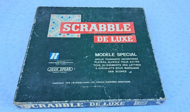COLLECTOR] Scrabble de Luxe Plateau Tournant Tissu Velours