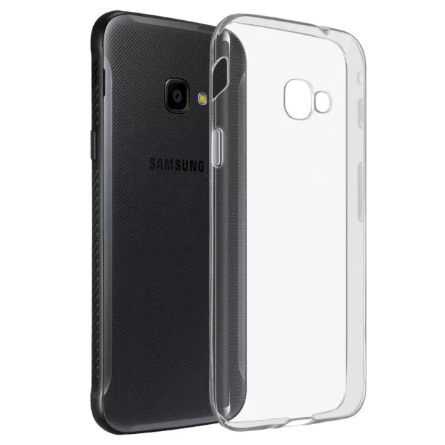 COQUE SILICONE ANTICHOC TRANSPARENTE Pour SAMSUNG GALAXY XCOVER 4s HOUSSE TPU