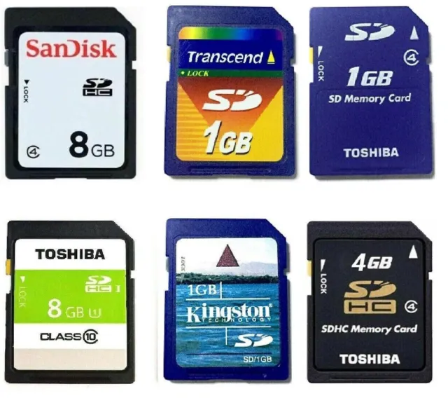 Camera Memory Card 8GB 1GB 4GB SD Class 4 Flash SDHC Nikon Digital Cameras