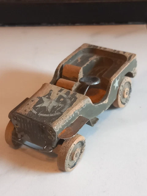 Ancien Chariot à Munitions En Fer Estampé - 1ère Guerre Mondiale - Jouet En Tôle
