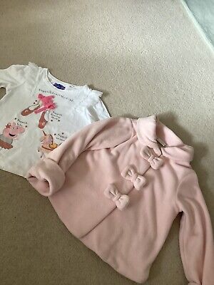 Next Peppa Pig Top Age 5-6 And Next Pretty Pink Coat Age 4-5