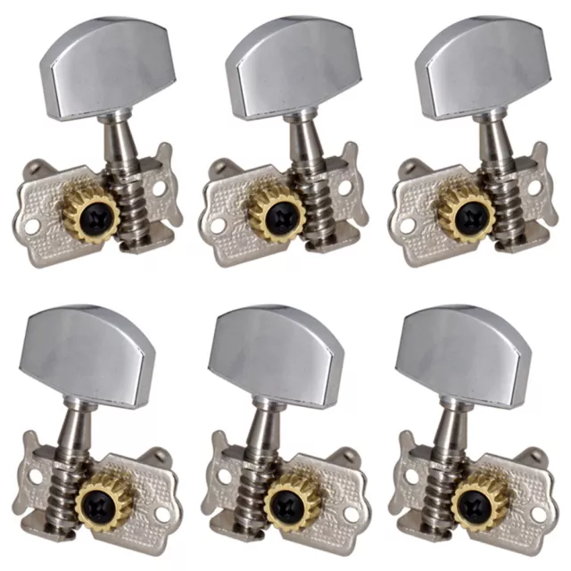 6pcs Guitar 3L 3R Open String Button Tuning Pegs Machine Head Key Peg Knobs 3