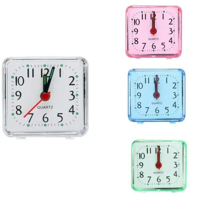 Compact And Colorful Children's Alarm Clock With Easy-to-read Black Numerals