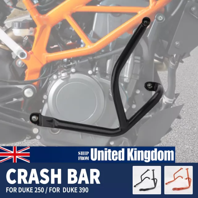 Highway Crash Bar Cage Engine Frame Guards Bumper For 2017-2023 KTM DUKE 250 390