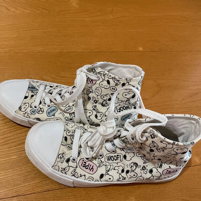 Snoopy high top sneakers 24cm