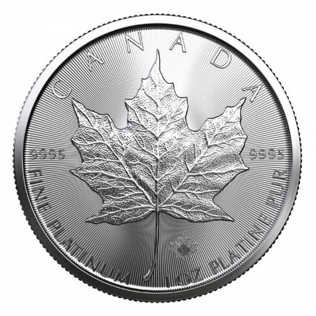 Platinum Maple Leaf 2023 1 oz Platinum Board Canada Ounce Ounce Once