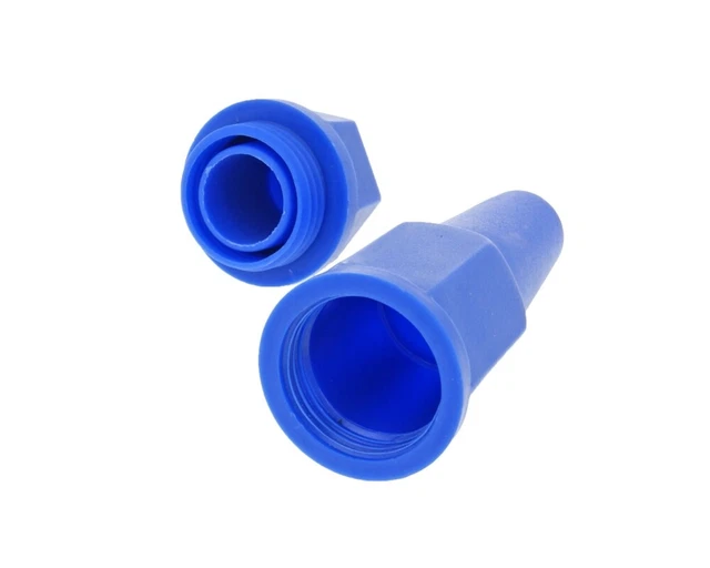 Boîte à bougie d'allumage universelle en plastique bleu
