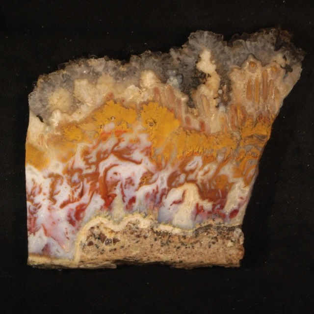 Wingate Pass Plume Agate Lapidary Rock Slab #4760