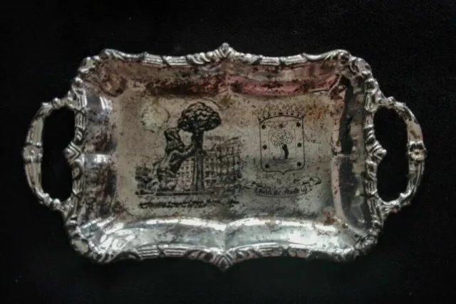 Vintage silverplated ashtray 3