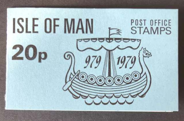 1979 ISLE OF MAN IOM COMPLETE MNH 20p STAMP BOOKLET SB8