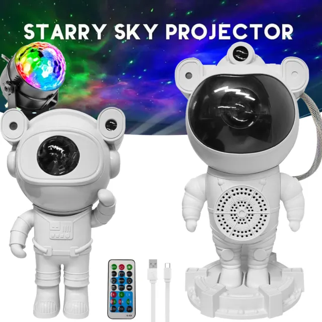 Astronaut Projector Galaxy Starry Sky Night Light Nebula Space LED Lamp w/Remote