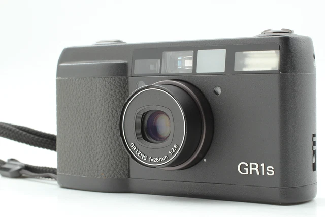 All Works! [Near MINT+++] Ricoh GR1s Black Point & Shoot 35mm Film Camera JAPAN