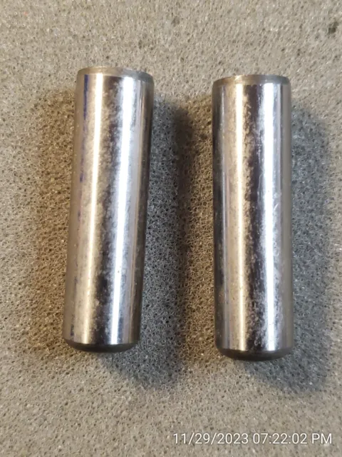1/2" X 1-3/4" DOWEL PINS hardened and precision ground BRIGHT FINISH 2PCS (C1B3)