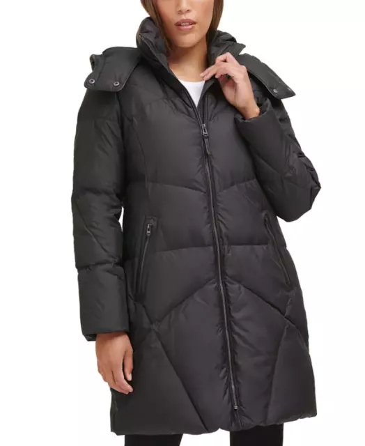 Cole haan mock neck solid on sale coat