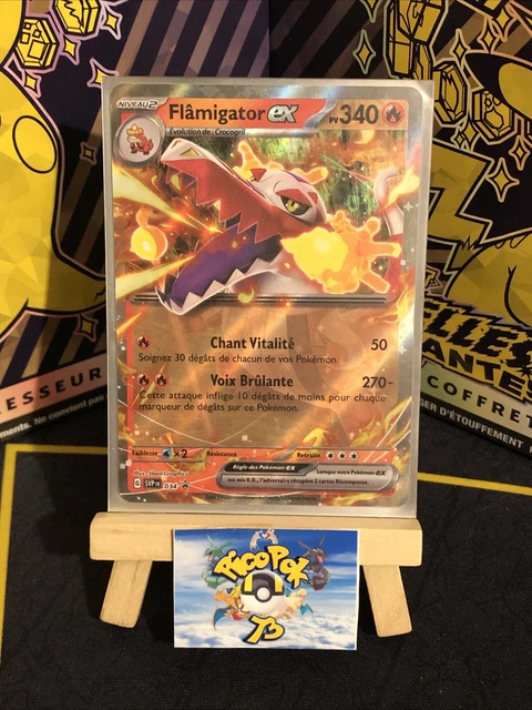 Carte Bekaglaçon - Ultra rare de Pokémon Écarlate et Violet Flammes