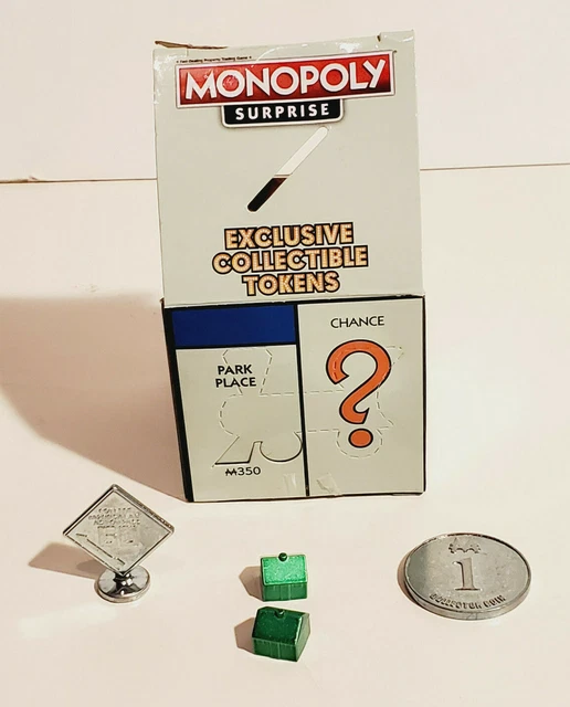 HASBRO BASIC FUN Monopoly Surprise Collectible Board Game Token Open