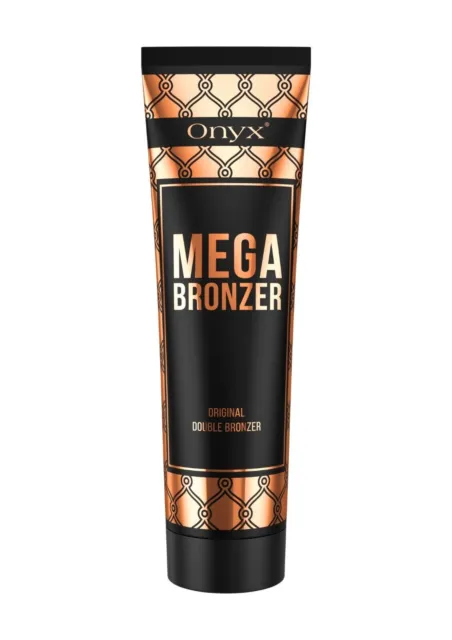 Crème Solarium Onyx Mega Bronzer - Double Bronzage - Formule Anti-Teinte Orange