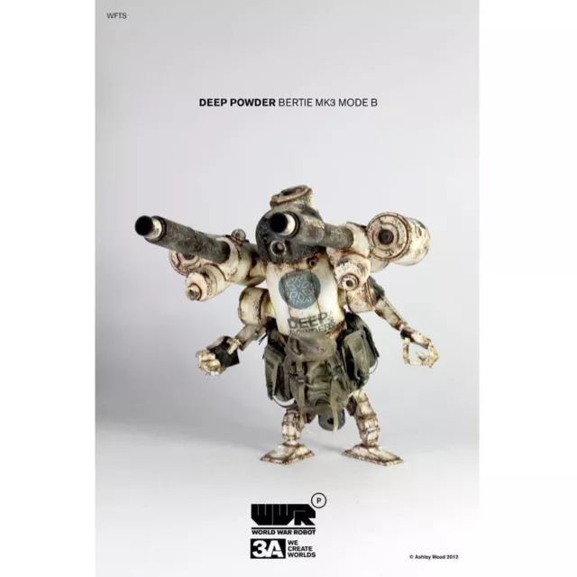 ThreeA 3A Ashley Wood 1/12 WWR MK3 Bertie Mode B polvere profonda portatile azione