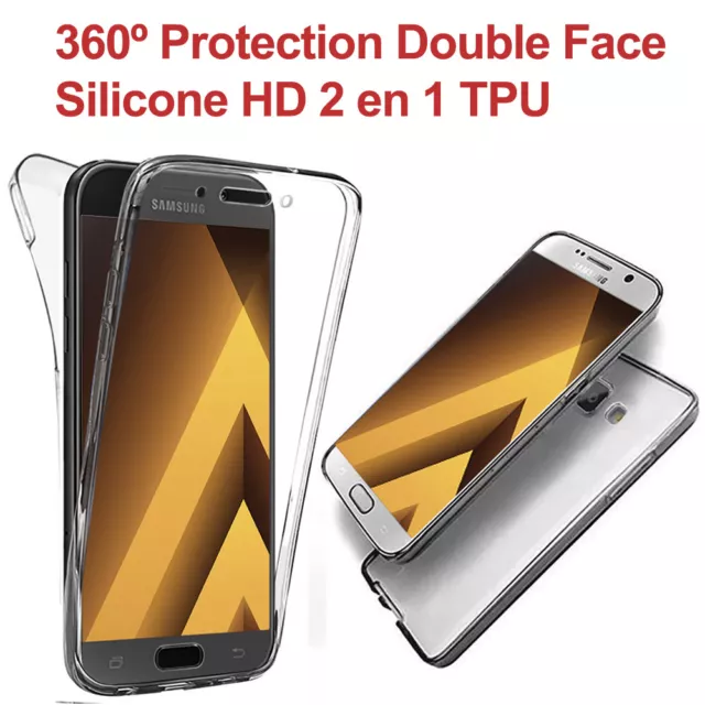 Ultra Mince Slim 360 Tpu Coque Housse Étui Pour Samsung Galaxy A/ S/ Note