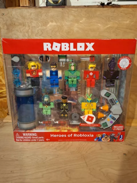 Roblox celebrity collection - Heroes of Robloxia: Ember & Midnight Shogun  game Pack Includes Exclusive Virtual Item]
